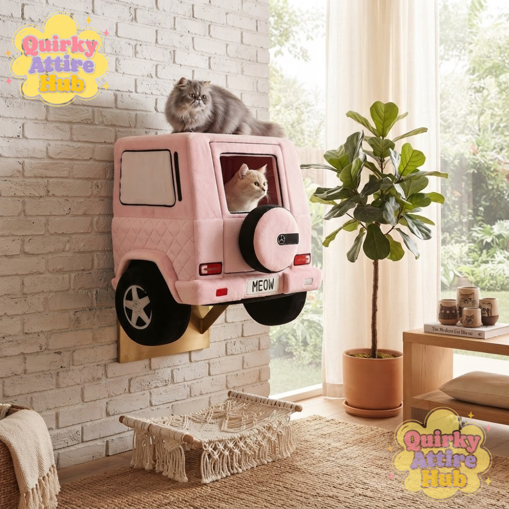 Porsche GT3 Wall Mounted Cat Bed Roost Cruiser Luxury Sports Car Shaped Plush (5) Porsche GT3 Wall Mounted Cat Bed – Luxury Sports Car Plush Roost — image 5