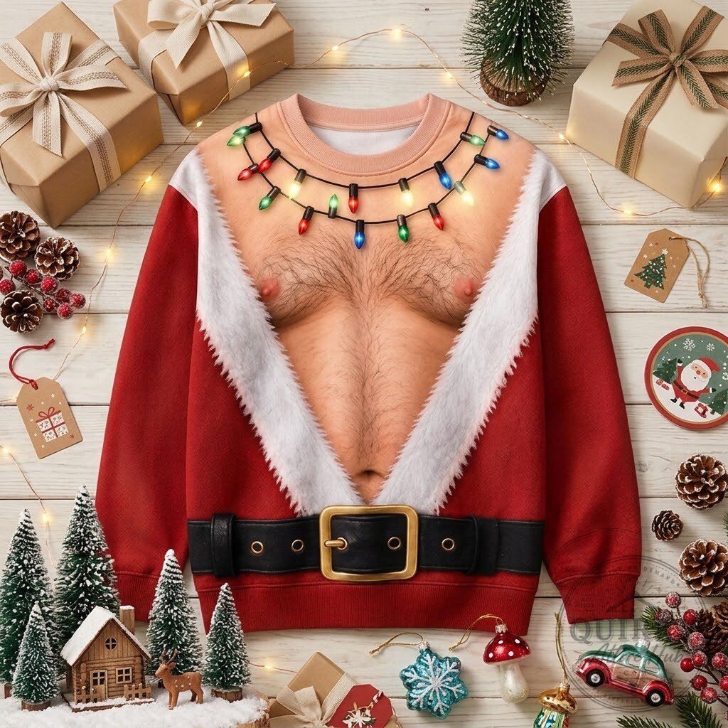 Personalized Custom Ugly Christmas Sweatshirt Create Your Own Design