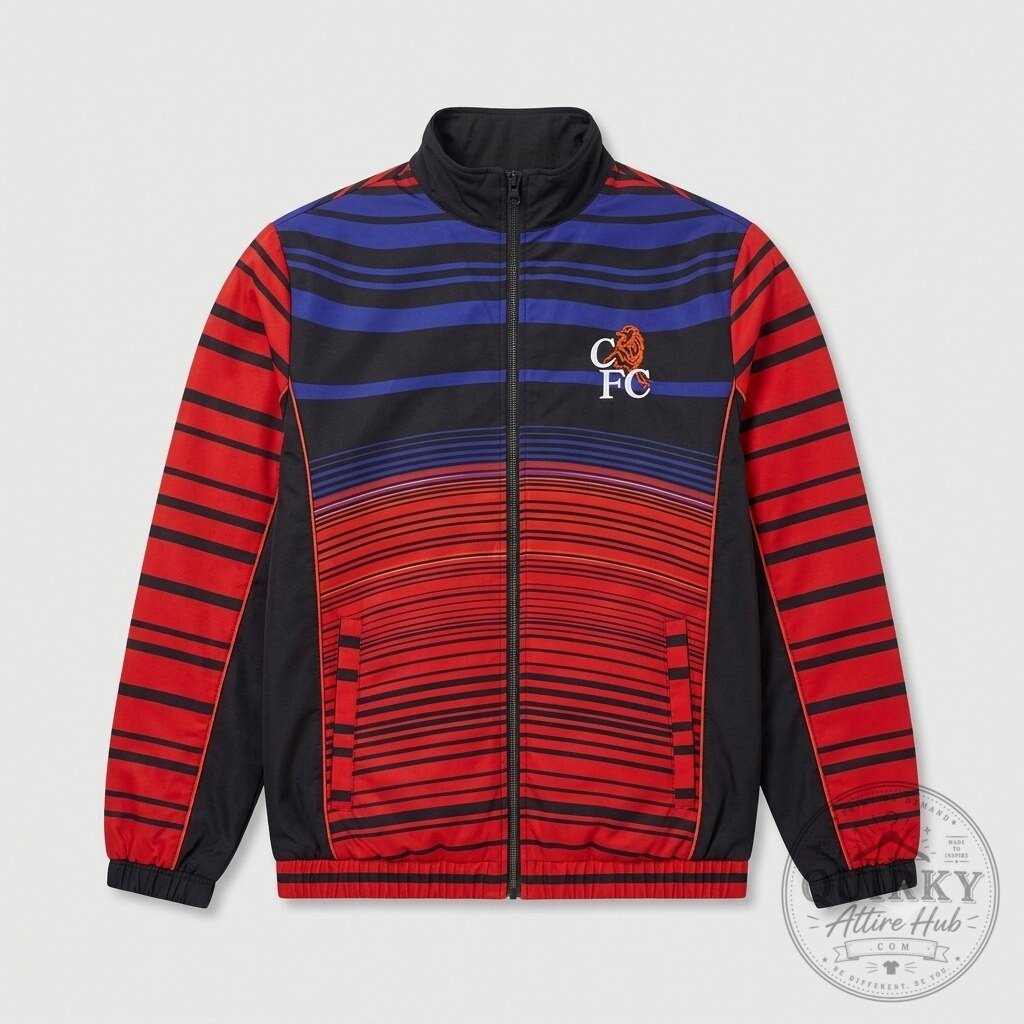 Chelsea Carnival Track Jacket Red Classic Top 2026