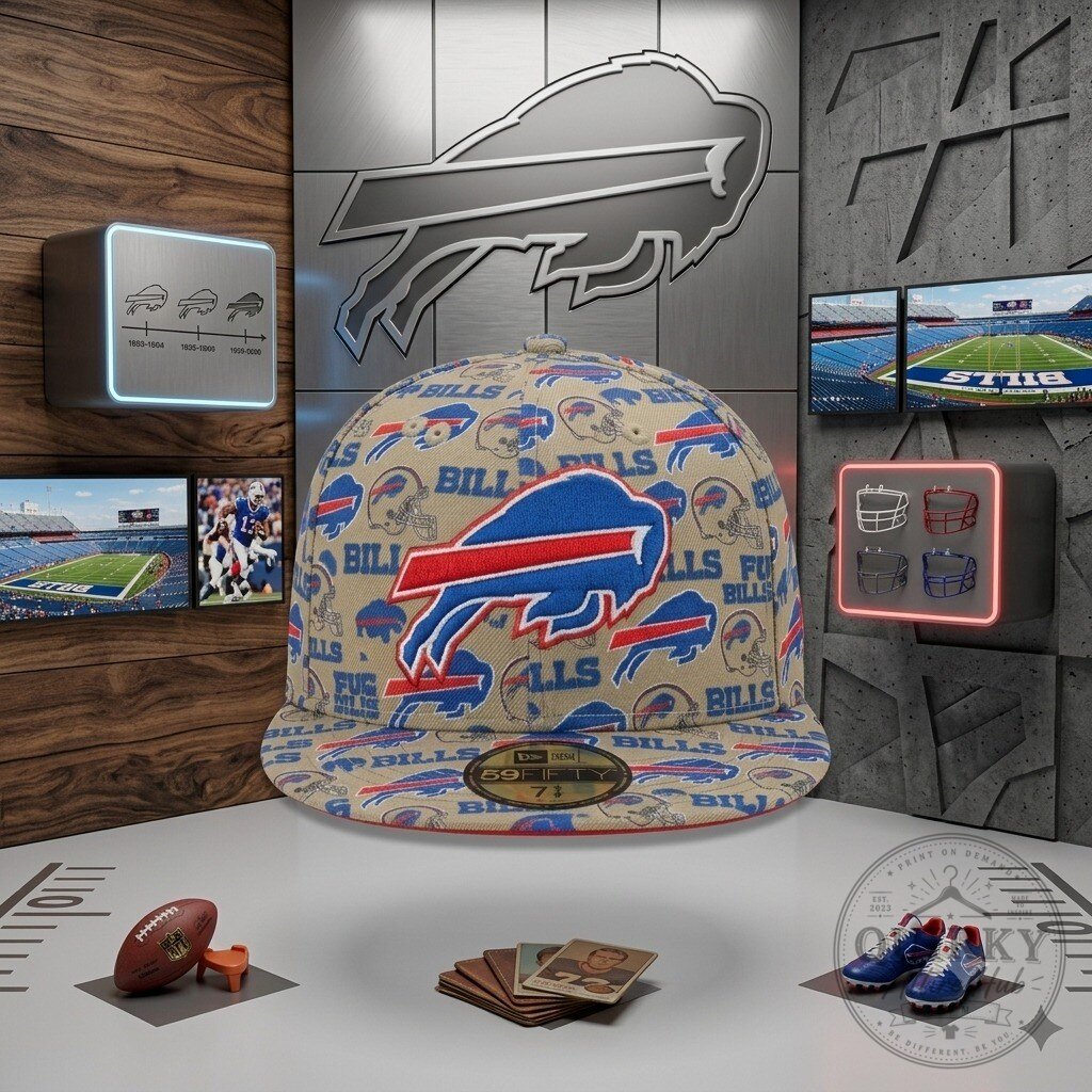 Dion Dawkins Buffalo Bills New Era 59FIFTY Hat Red Royal 8 Dion Dawkins Buffalo Bills New Era 59FIFTY Hat Red Royal