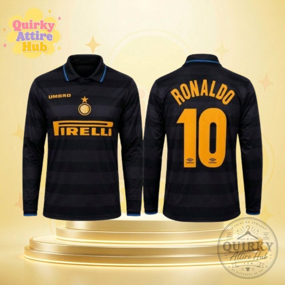 Long Sleeve Away Jersey Shirt Inter Milan Karim Benzema Classic