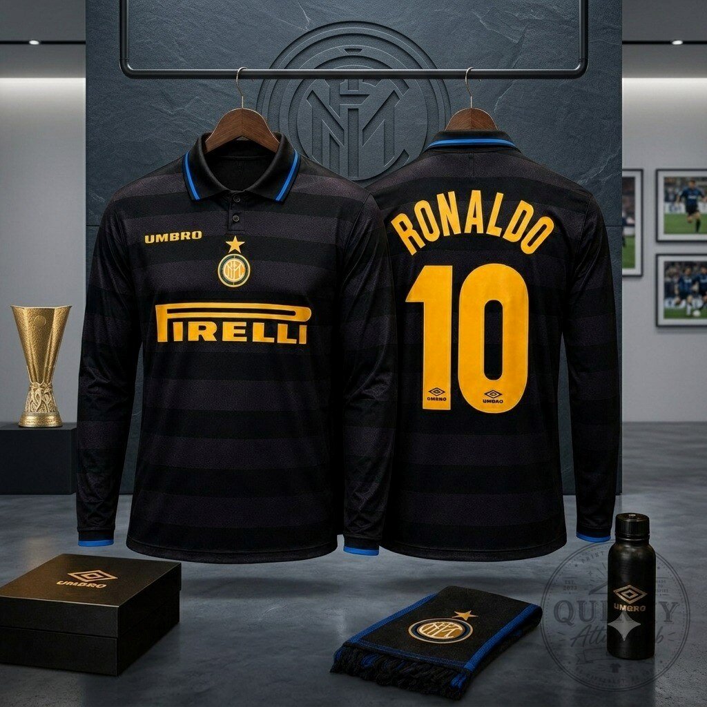 Long Sleeve Away Jersey Shirt Inter Milan Karim Benzema Classic Inter Milan Karim Benzema Classic Long Sleeve Away Jersey Shirt – image 2 of 3