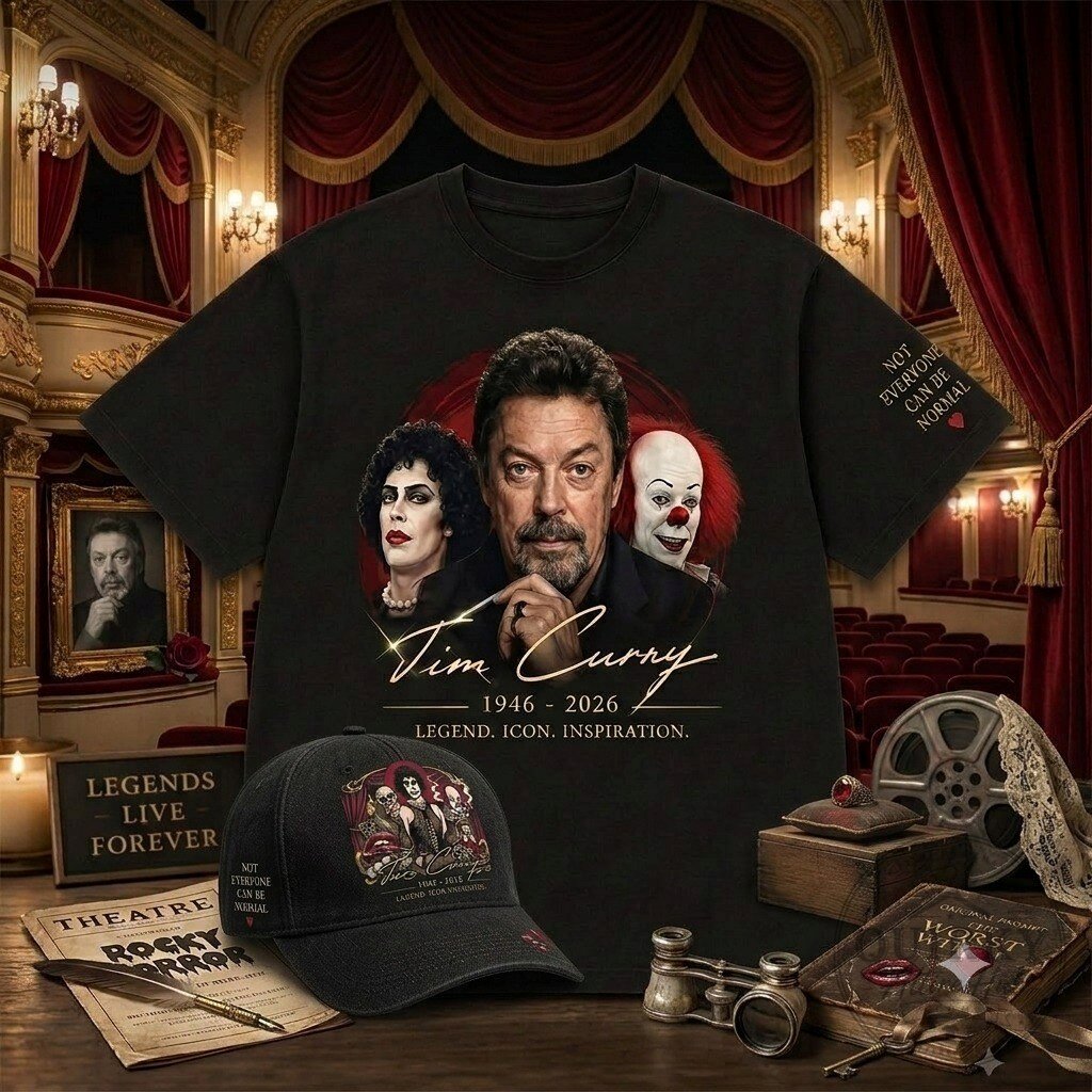 Tim Curry Space Shirt RIP Memorial 2026 Tim Curry Space Memorial Shirt - RIP 2026 Tribute Tee – image 2 of 3