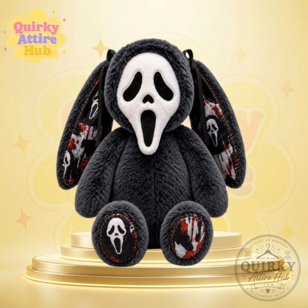 Jellycat Ghostface Scary Bunny Scream Halloween Plush