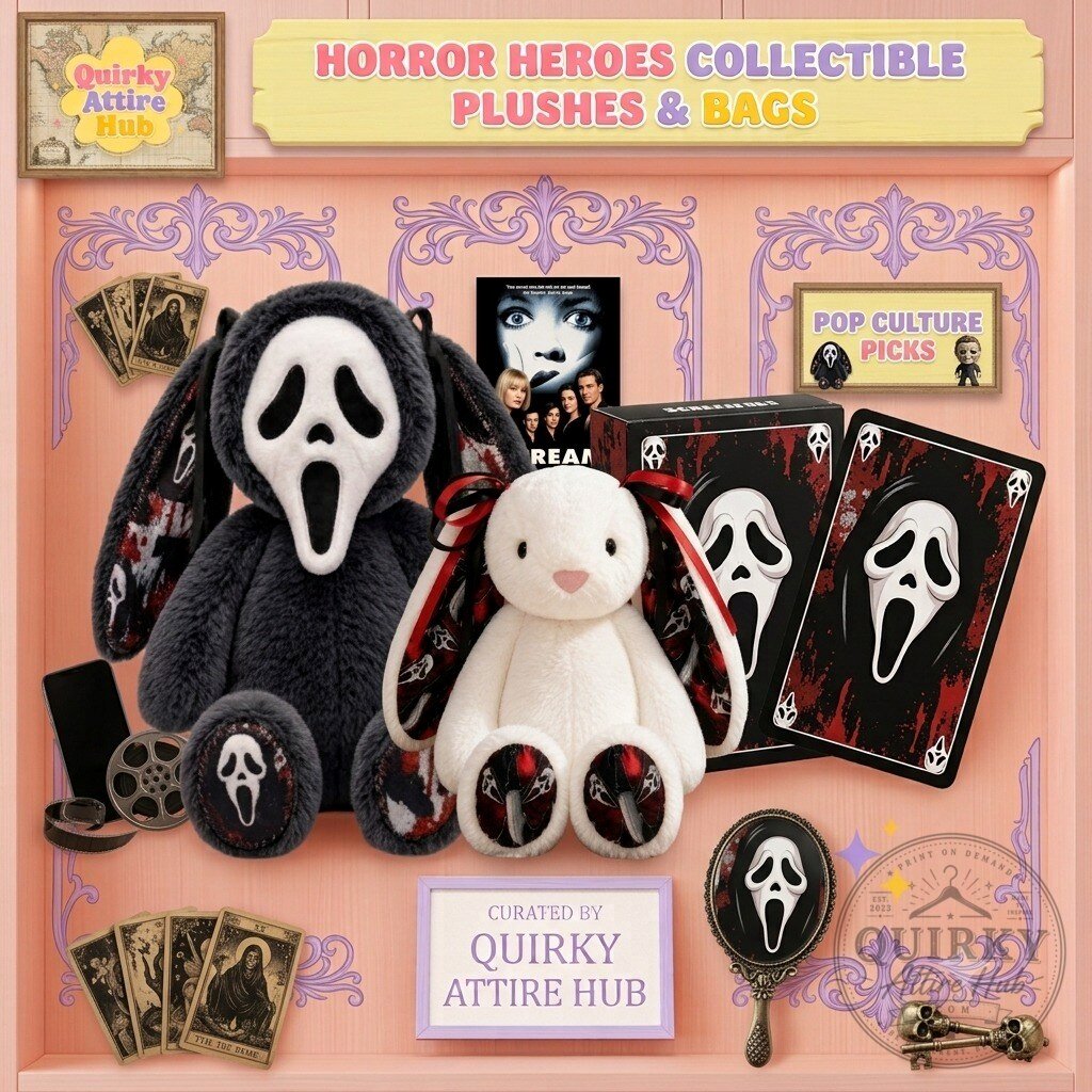 Jellycat Ghostface Scary Bunny Scream Halloween Plush Jellycat Ghostface Bunny Scream Halloween Plush Toy – image 4 of 4