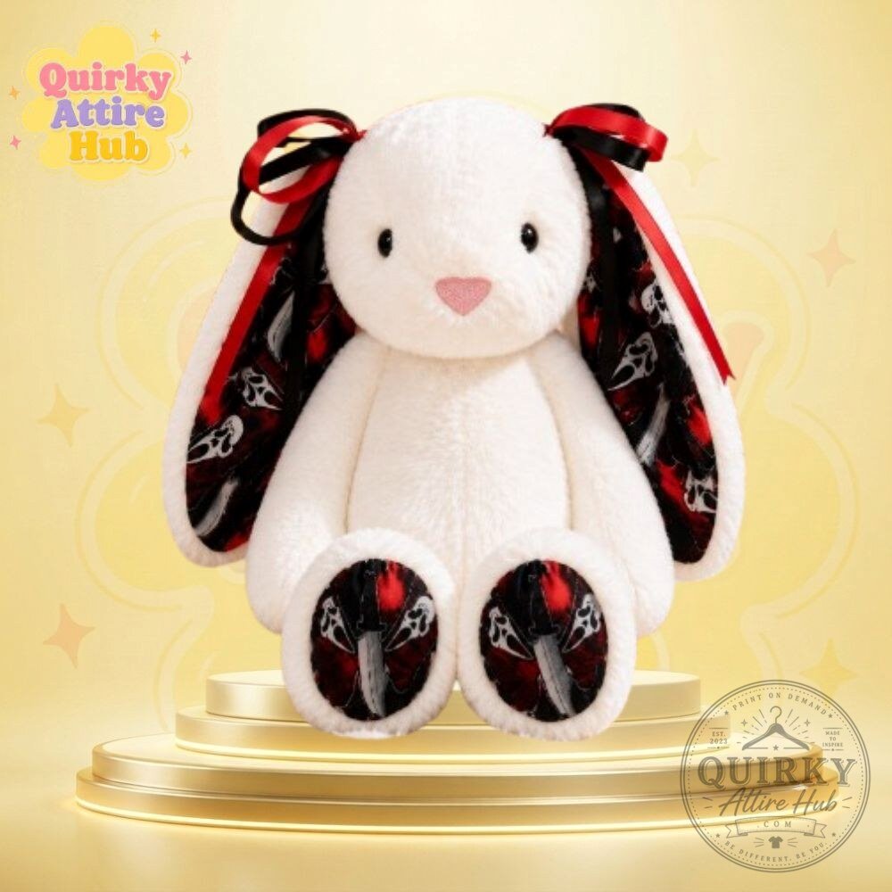 Ghostface Jellycat Horror Bunny Halloween Plush Collectible 4 Ghostface Jellycat Horror Bunny Halloween Collectible Plush