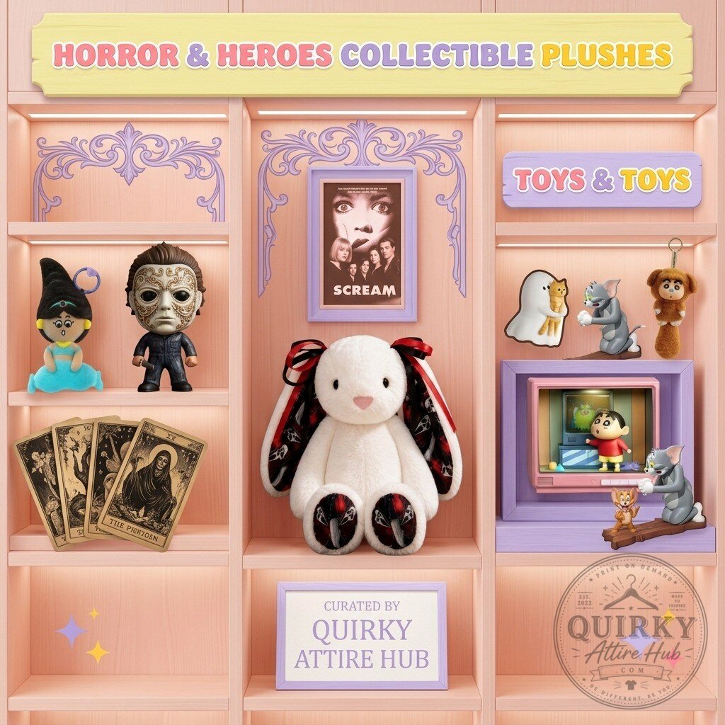 Ghostface Jellycat Horror Bunny Halloween Collectible Plush Ghostface Jellycat Horror Bunny Halloween Plush Collectible – image 3 of 5