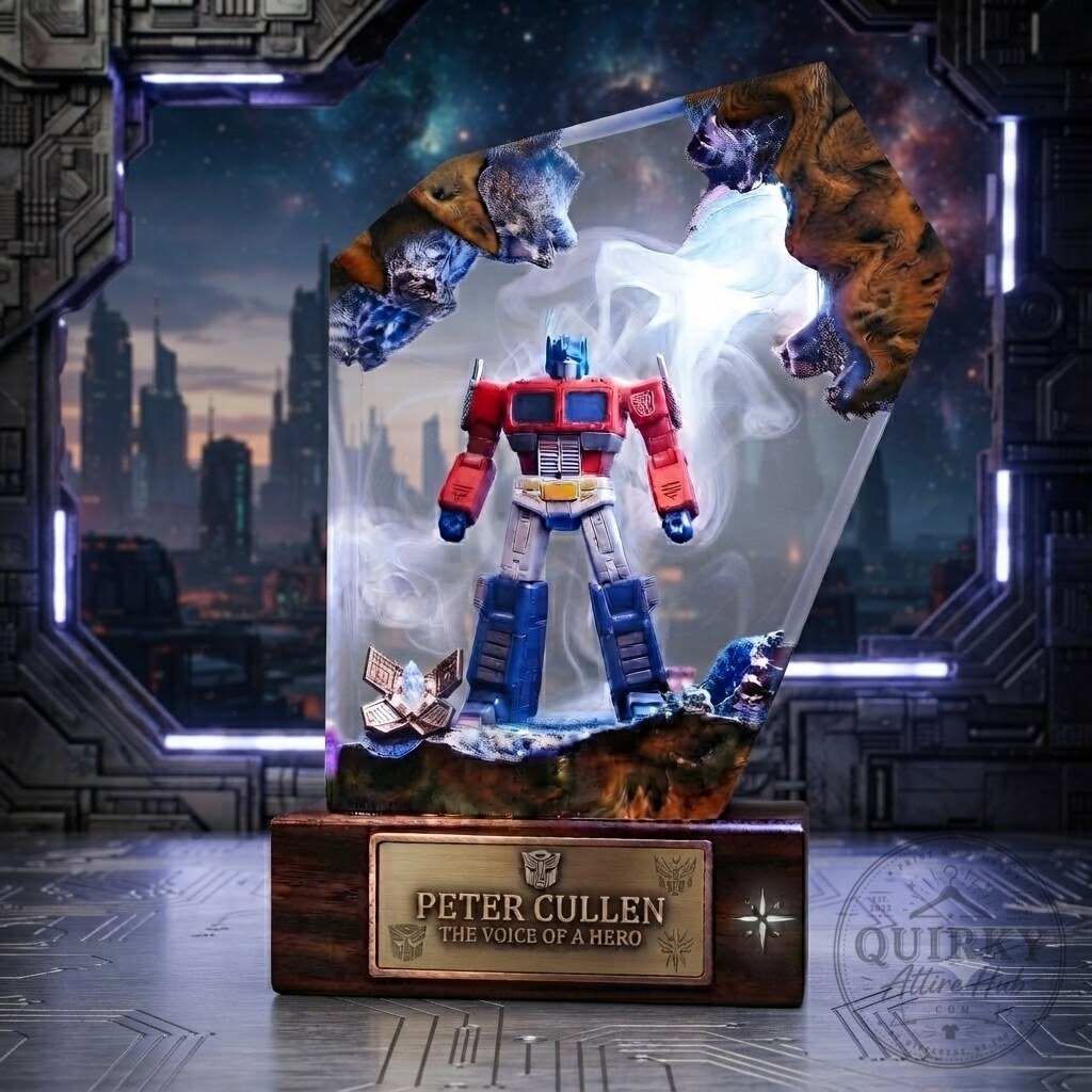 Peter Cullen Optimus Prime Resin Lamp Epoxy Memorial Optimus Prime Resin Epoxy Lamp - Peter Cullen Memorial Light – image 2 of 4