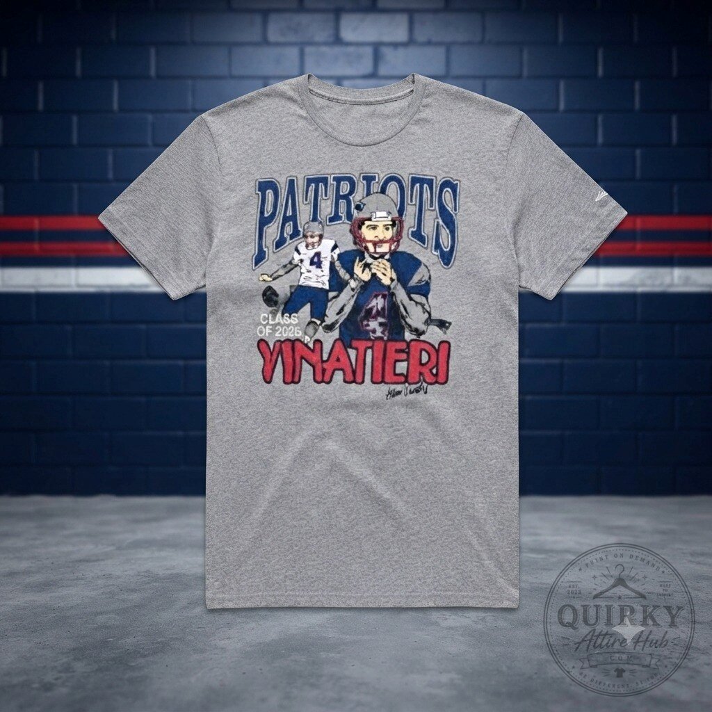 Adam Vinatieri Patriots Class of 2026 T-Shirt 9 Adam Vinatieri Patriots Class of 2026 T-Shirt