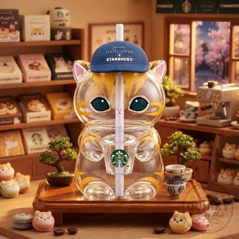Mofusand x Starbucks 2026 Cat Glass Cup Limited Special Edition Mofusand x Starbucks 2026 Cat Glass Cup - Limited Edition – image 9 of 9