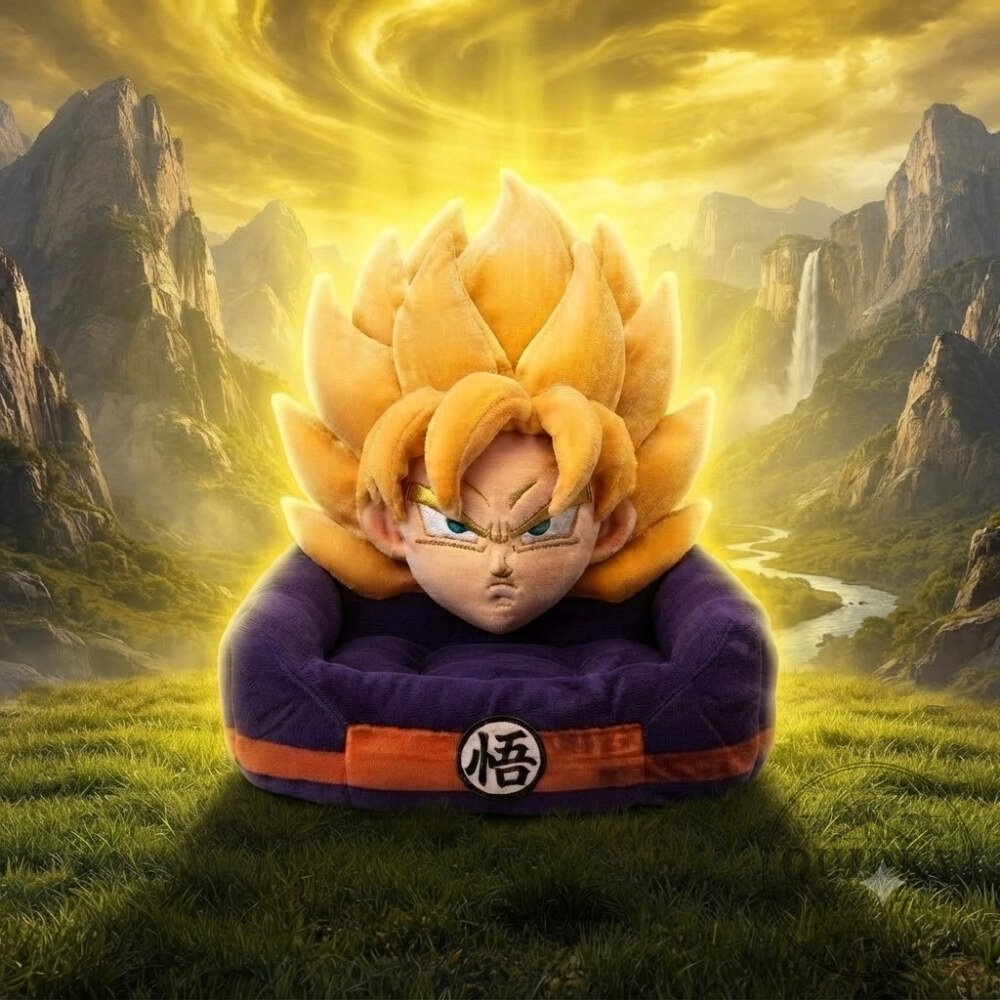 Dragon Ball Z Shenron Super Saiyan Goku Pet Bed Dragon Ball Z Shenron Super Saiyan Goku Pet Bed for Anime Fans – image 2 of 4