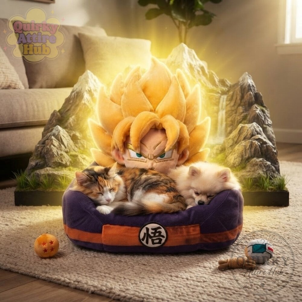 Dragon Ball Z Shenron Super Saiyan Goku Pet Bed Dragon Ball Z Shenron Super Saiyan Goku Pet Bed for Anime Fans – image 4 of 4