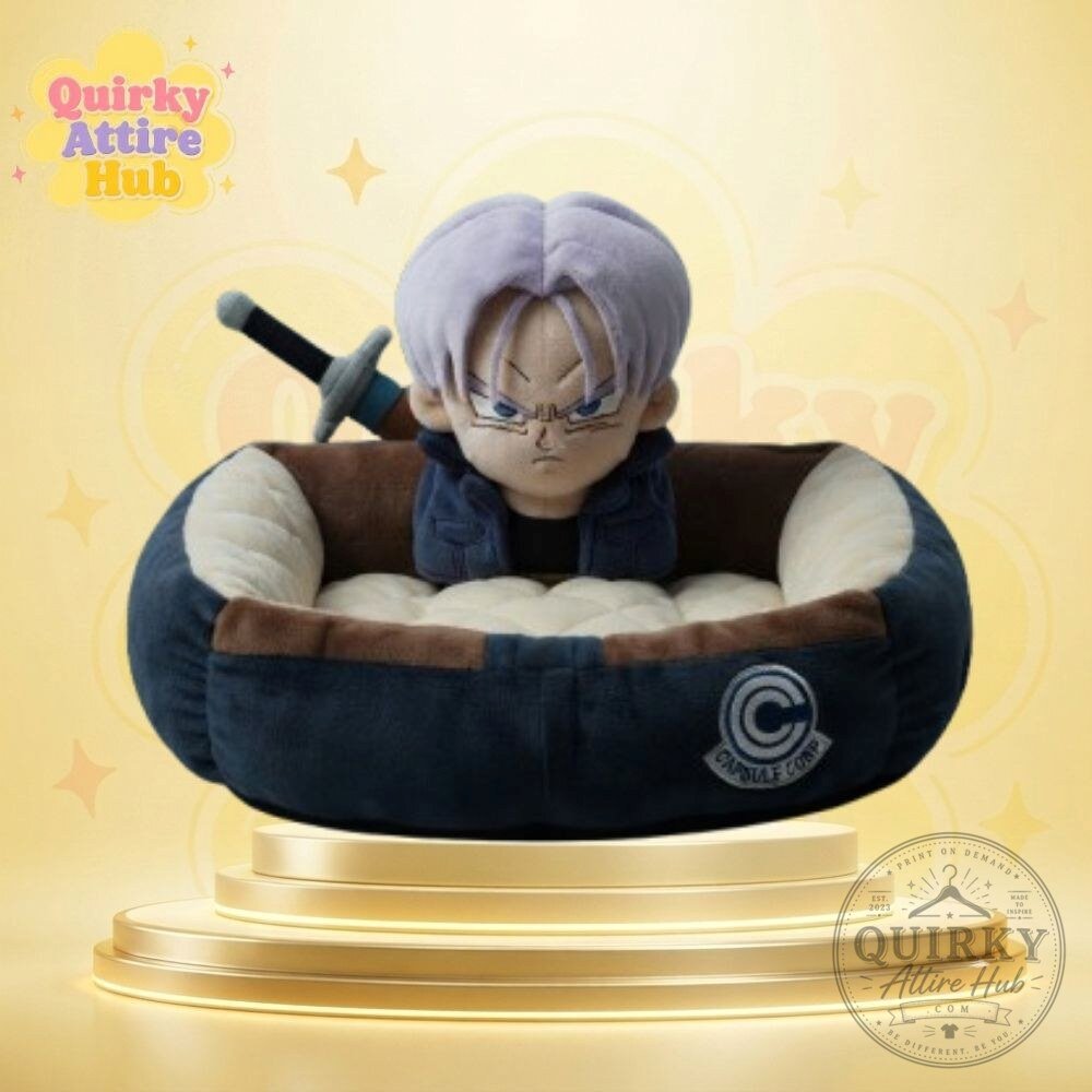 Dragon Ball Z Future Trunks Dog Bed Anime Pet Bed
