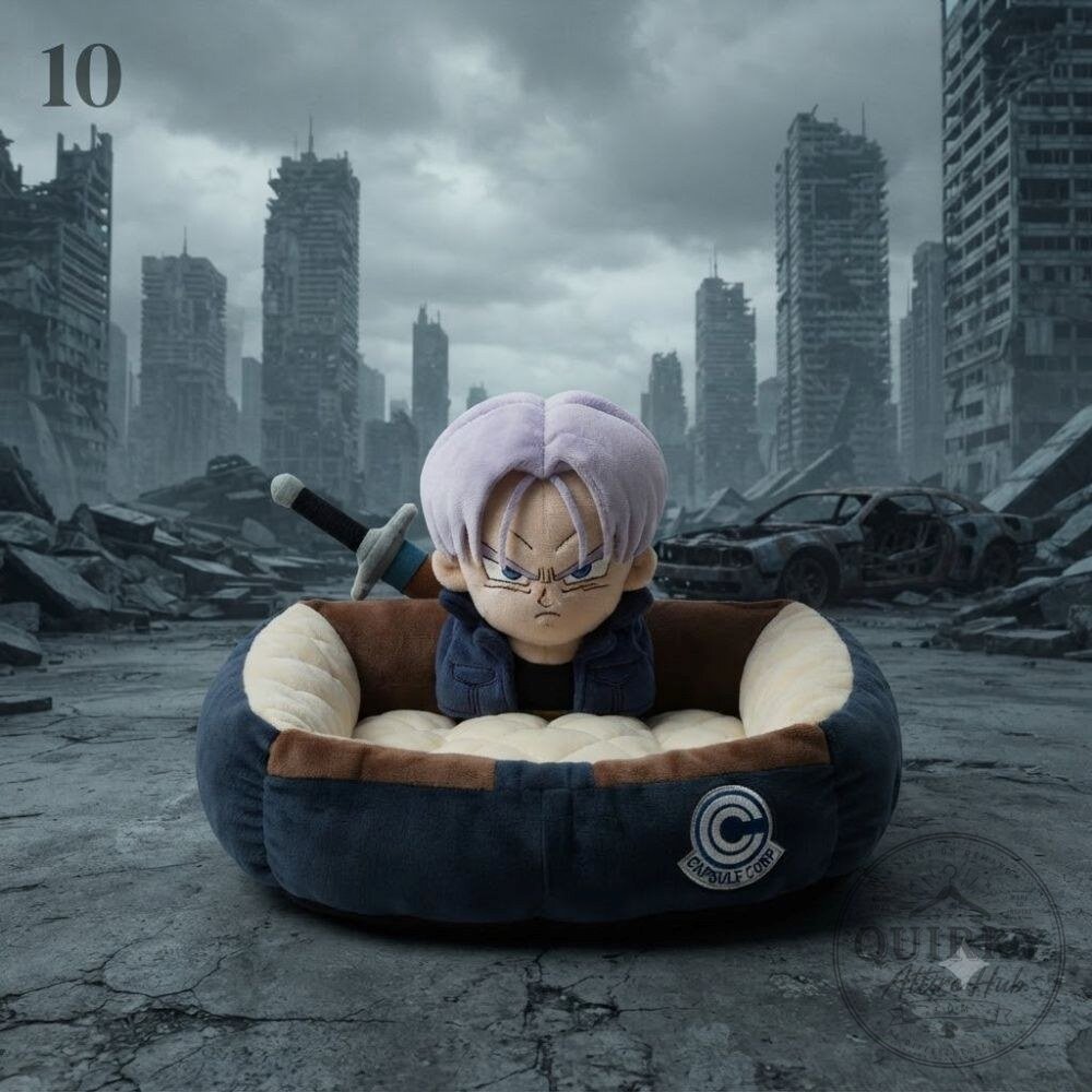 Dragon Ball Z Future Trunks Dog Bed Anime Pet Bed Future Trunks Dragon Ball Z Anime Pet Bed for Dogs – image 2 of 3