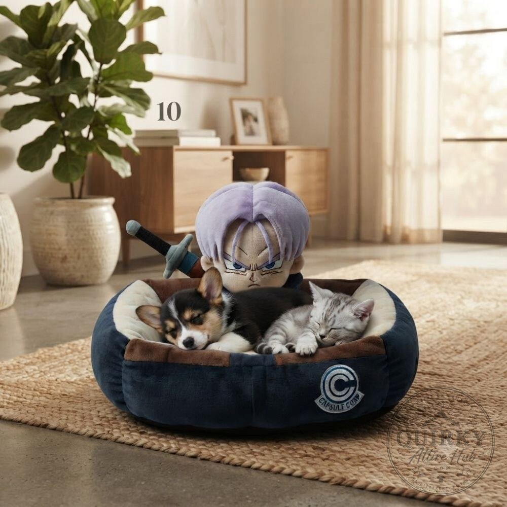 Dragon Ball Z Future Trunks Dog Bed Anime Pet Bed Future Trunks Dragon Ball Z Anime Pet Bed for Dogs – image 3 of 3