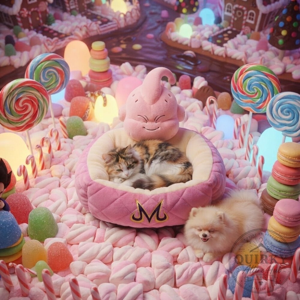 Dragon Ball Z Shenron Candy World Majin Buu Pet Bed DBZ Shenron Candy World Majin Buu Pet Bed – image 3 of 4