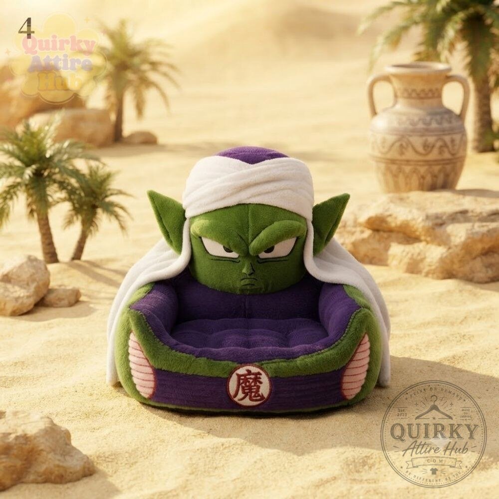 Dragon Ball Z Shenron Piccolo Turban Pet Lounger Dragon Ball Z Shenron Piccolo Turban Pet Lounger for Anime Fan Pets – image 2 of 4