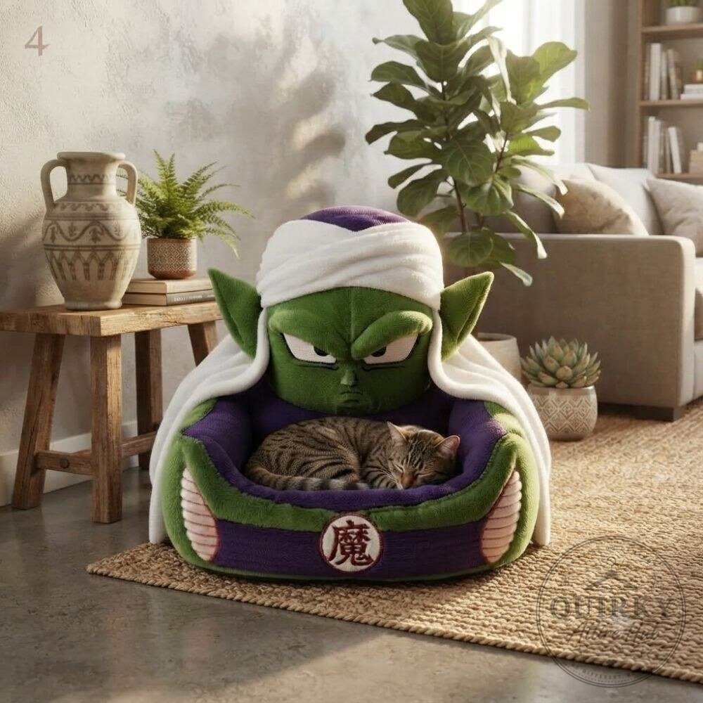 Dragon Ball Z Shenron Piccolo Turban Pet Lounger Dragon Ball Z Shenron Piccolo Turban Pet Lounger for Anime Fan Pets – image 3 of 4