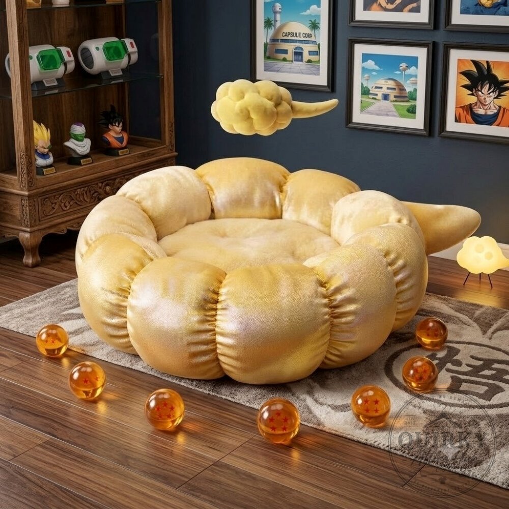 Golden Nimbus Dragon Ball Z Pet Bed Radiant Golden Sunlight 10 Golden Nimbus Dragon Ball Z Pet Bed Radiant Golden Sunlight