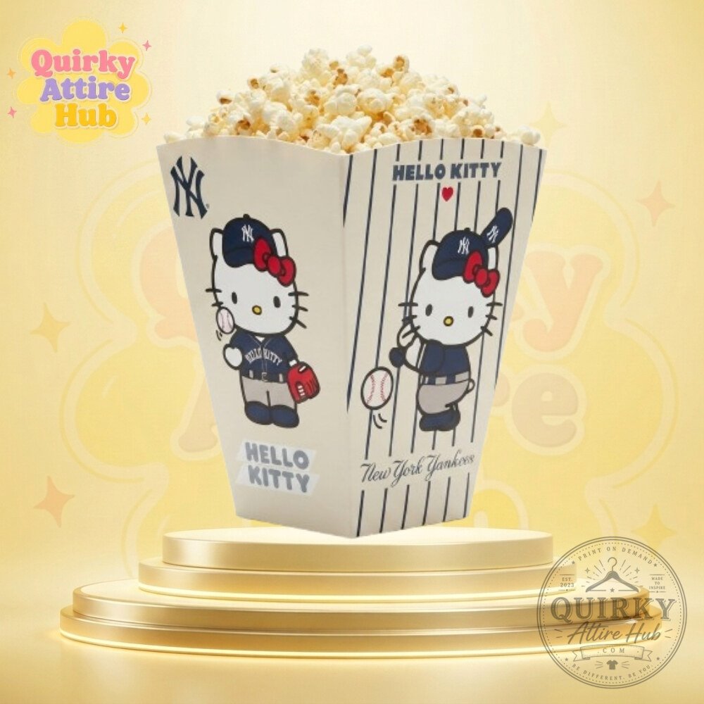Hello Kitty x New York Yankees Souvenir Popcorn Bucket