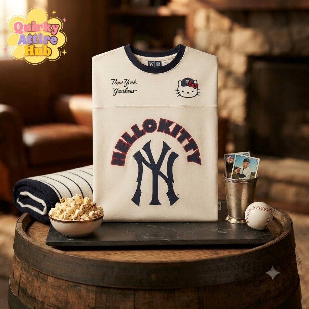 Yankees Hello Kitty T-Shirt New York Yankees x Hello Kitty Collaboration 13 Yankees Hello Kitty T-Shirt New York Yankees x Hello Kitty Collaboration