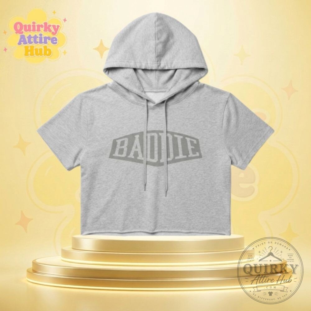GTA 6 Lucia Baddie Short Sleeve Crop Hoodie Grand Theft Auto VI