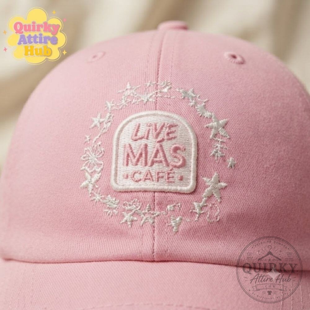 Olivia Rodrigo x Taco Bell Pink Live Mas Cafe Embroidered Hat 2026 12 Olivia Rodrigo x Taco Bell Pink Live Mas Cafe Embroidered Hat 2026