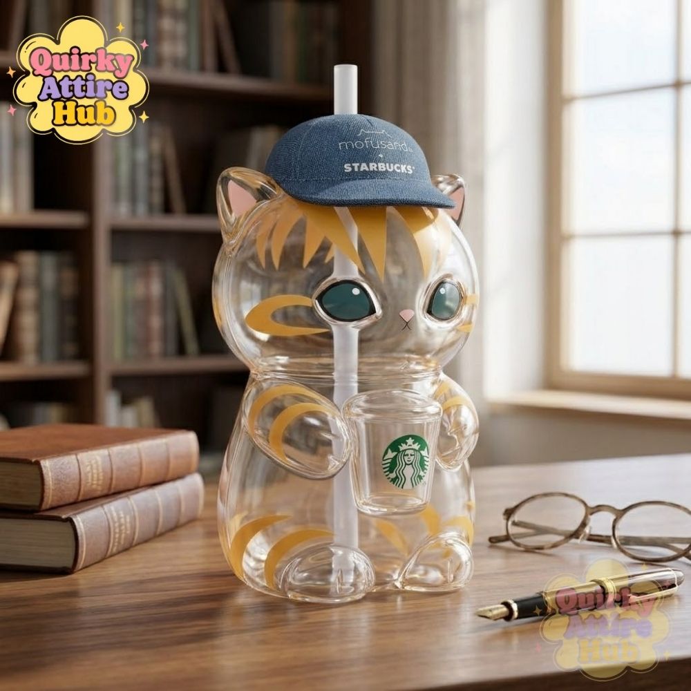 Mofusand x Starbucks 2026 Cat Glass Cup Limited Special Edition (2) Mofusand x Starbucks 2026 Cat Glass Cup – Limited Edition — image 2