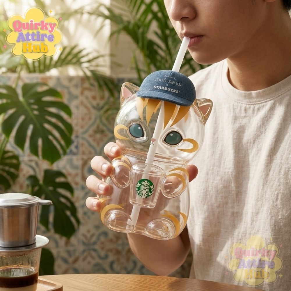 Mofusand x Starbucks 2026 Cat Glass Cup Limited Special Edition (4) Mofusand x Starbucks 2026 Cat Glass Cup – Limited Edition — image 4