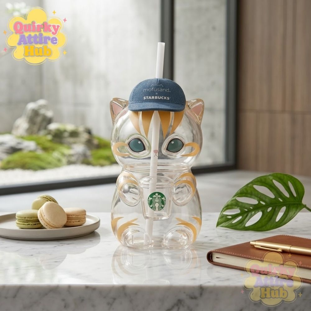 Mofusand x Starbucks 2026 Cat Glass Cup Limited Special Edition (6) Mofusand x Starbucks 2026 Cat Glass Cup – Limited Edition — image 6