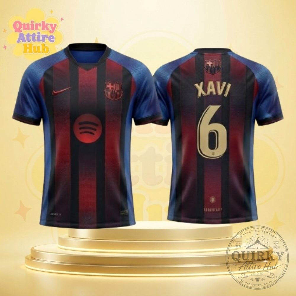 FC Barcelona x Spider-Man Brand New Day Soccer Jersey Personalized Shirt