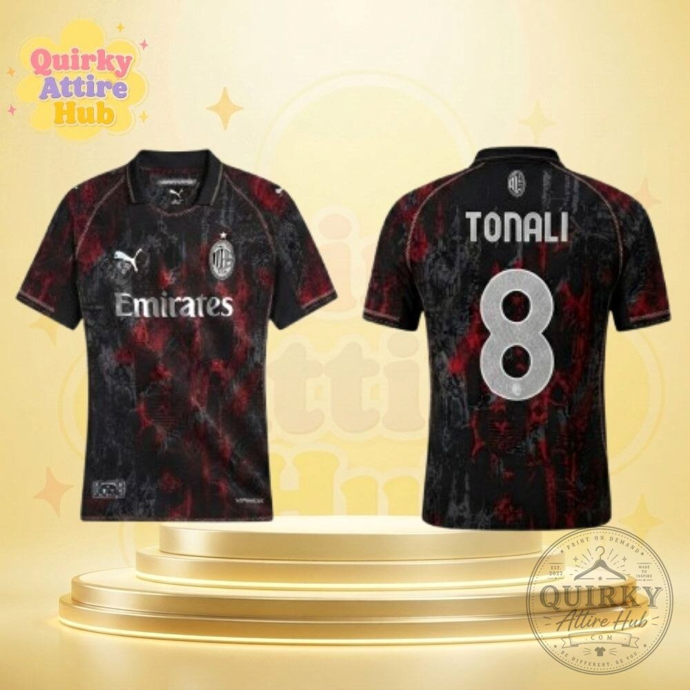 AC Milan x Chrome Hearts x PUMA Inspired Jersey Soccer Football Shirt