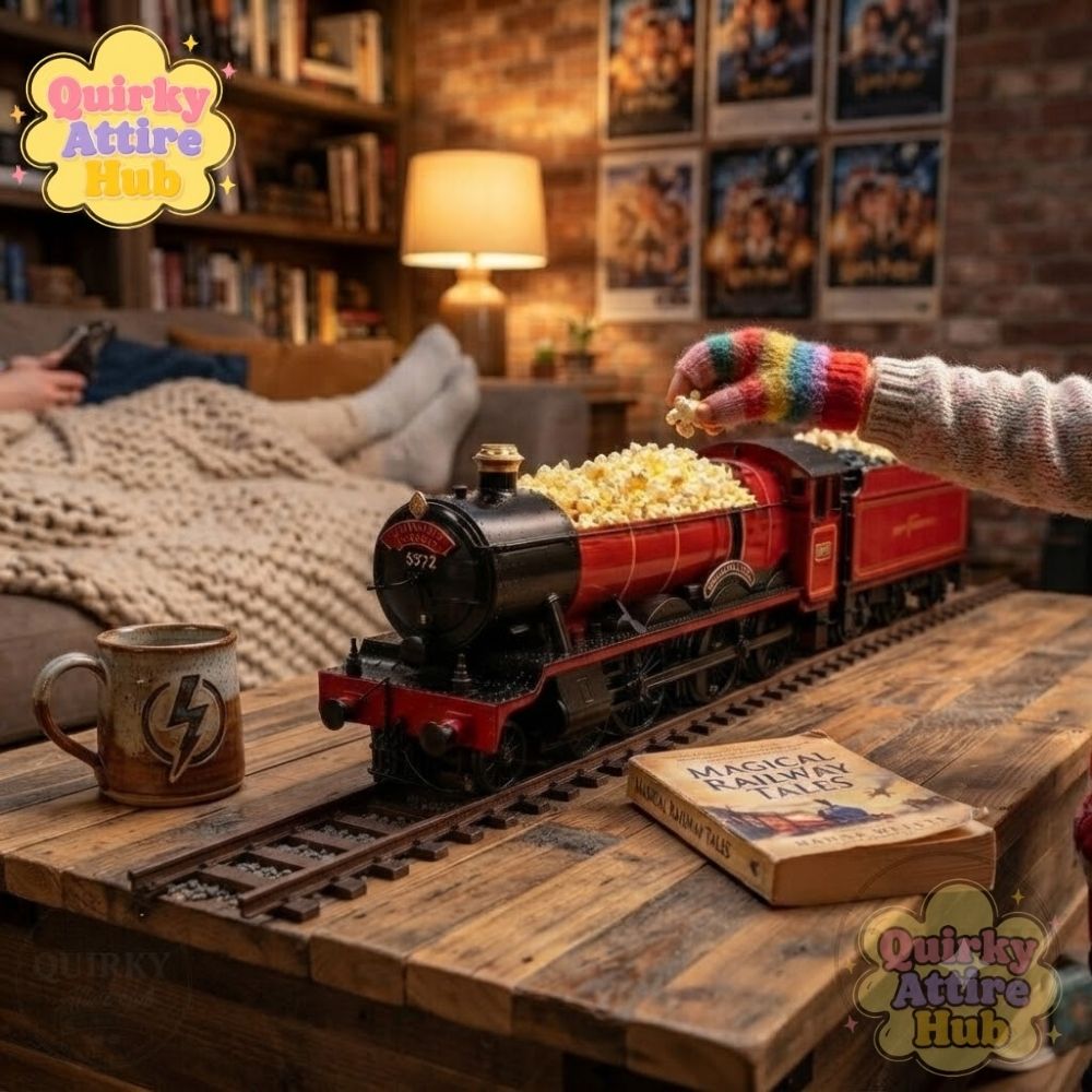 Harry Potter 25th Anniversary Hogwarts Express Train Popcorn Bucket – 2026 Edition (1) Hogwarts Express 25th Anniversary Popcorn Bucket – 2026 Edition
