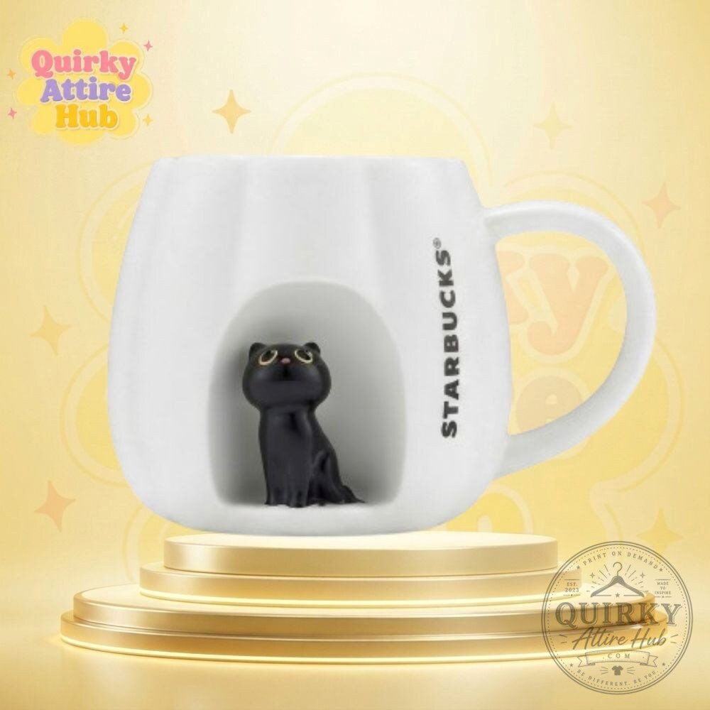 Starbucks Halloween Spooky Kitty Mug Special Edition Cat Cup