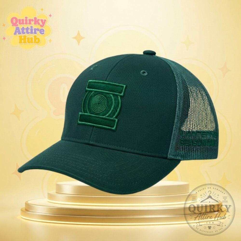 Lanterns Season One Green Hat Green Lantern Trucker Cap