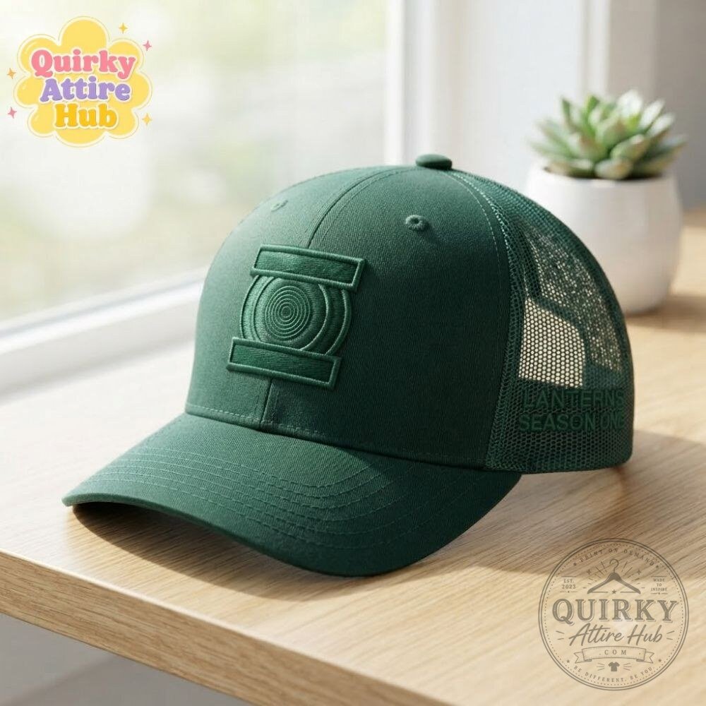 Lanterns Season One Green Hat Green Lantern Trucker Cap 16 Lanterns Season One Green Hat Green Lantern Trucker Cap