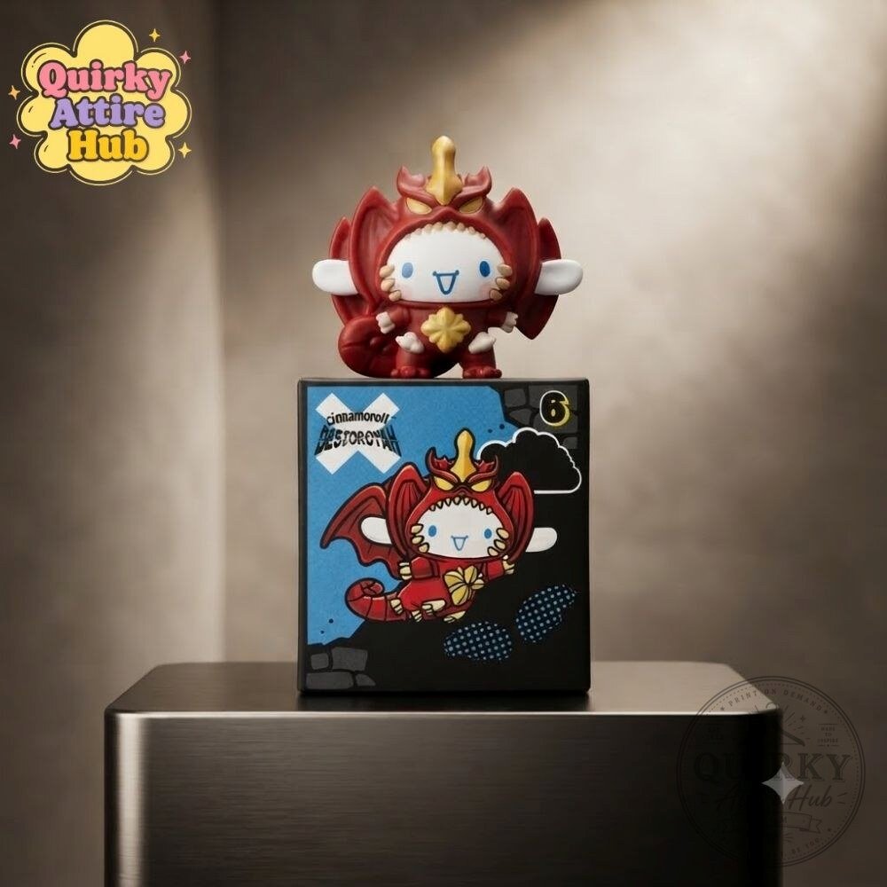 Cinnamoroll x Destoroyah Figure Hello Kitty x Godzilla McDonalds Happy Meal Toy Cinnamoroll x Destoroyah x Hello Kitty x Godzilla Happy Meal Toy – image 8 of 8