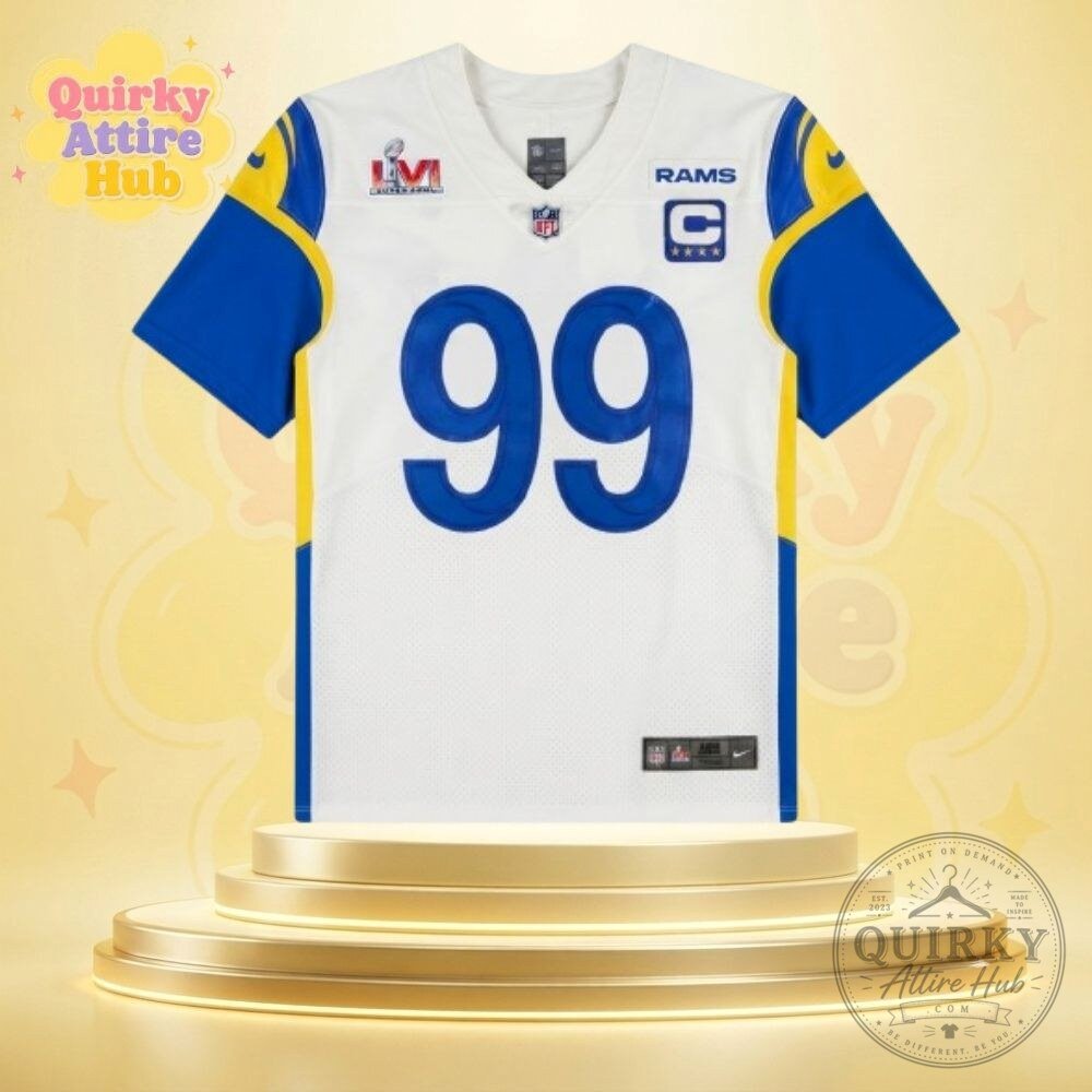 Aaron Donald Los Angeles Rams Nike #99 Game Jersey Football Shirt