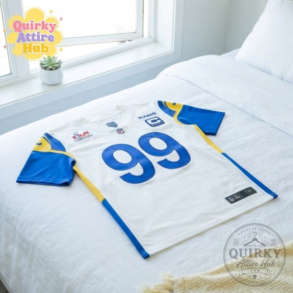 Aaron Donald Los Angeles Rams Nike #99 Game Jersey Football Shirt Aaron Donald Los Angeles Rams Nike #99 Game Football Jersey – image 3 of 8