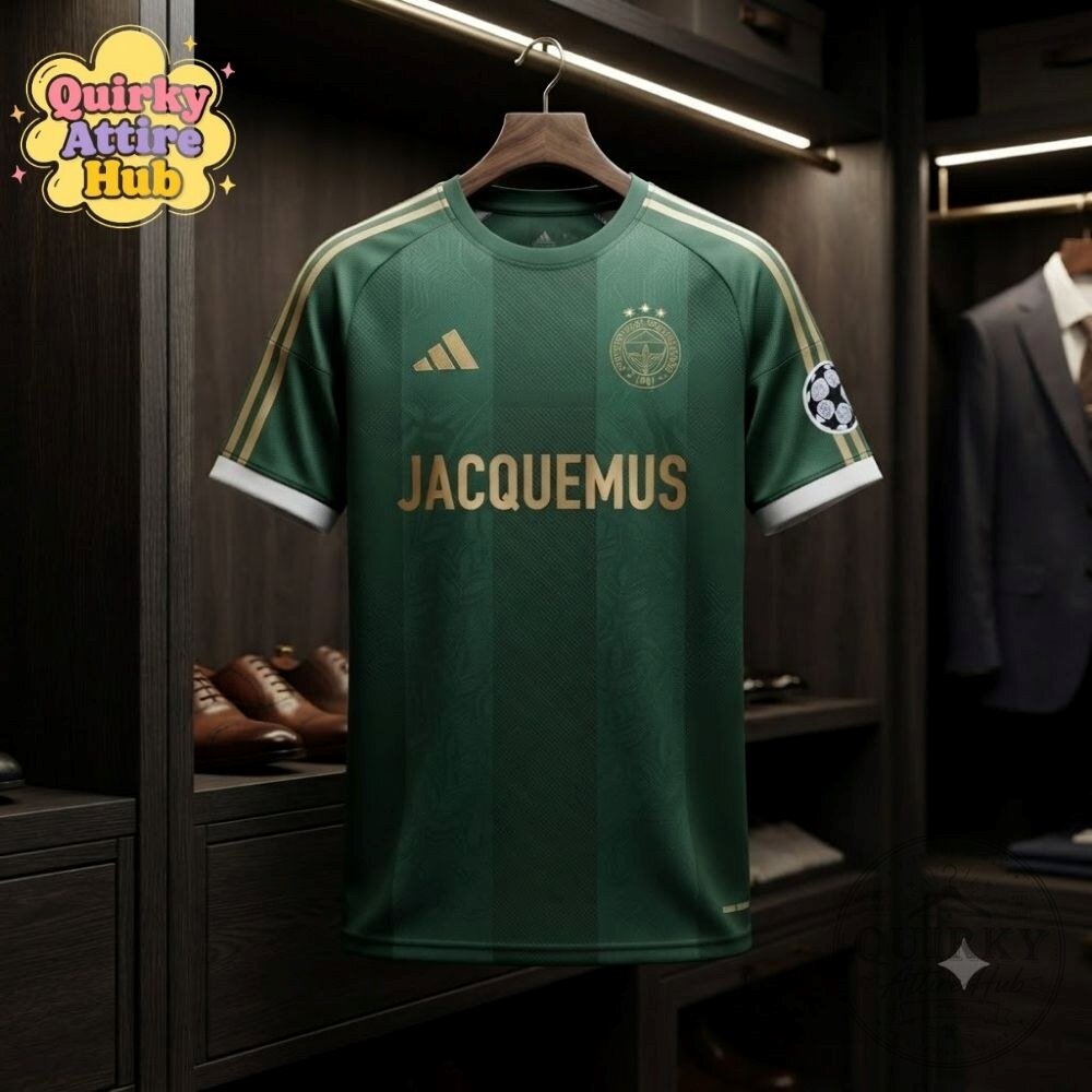 Fenerbahce x Jacquemus Dark Green Jersey 2026 Guendouzi Shirt Fenerbahce x Jacquemus Dark Green 2026 Guendouzi Football Jersey – image 3 of 8