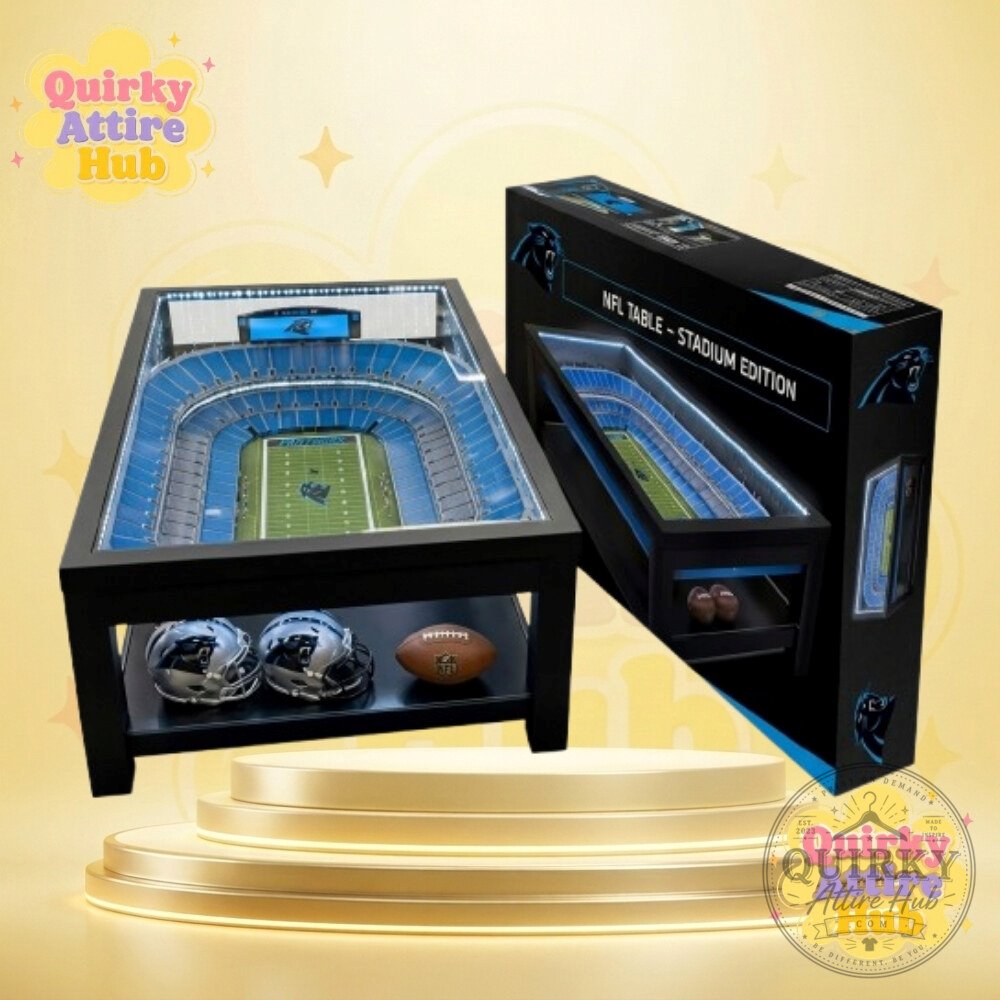 Carolina Panthers Lighted Coffee Table - Bank of America Stadium 25-Layer 11 Carolina Panthers StadiumViews Lighted End Table 25-Layer Bank of America Stadium