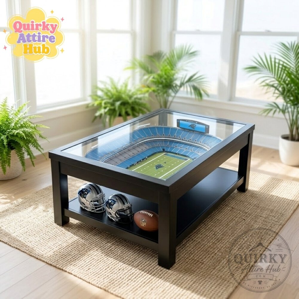 carolina-panthers-stadiumviews-lighted-end-table-25-layer-bank-of-america-stadium-gallery-1 Carolina Panthers Lighted Coffee Table - Bank of America Stadium 25-Layer – image 2 of 7
