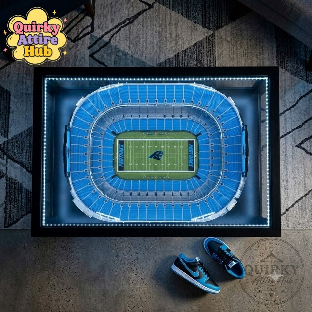 carolina-panthers-stadiumviews-lighted-end-table-25-layer-bank-of-america-stadium-gallery-2 Carolina Panthers Lighted Coffee Table - Bank of America Stadium 25-Layer – image 3 of 7