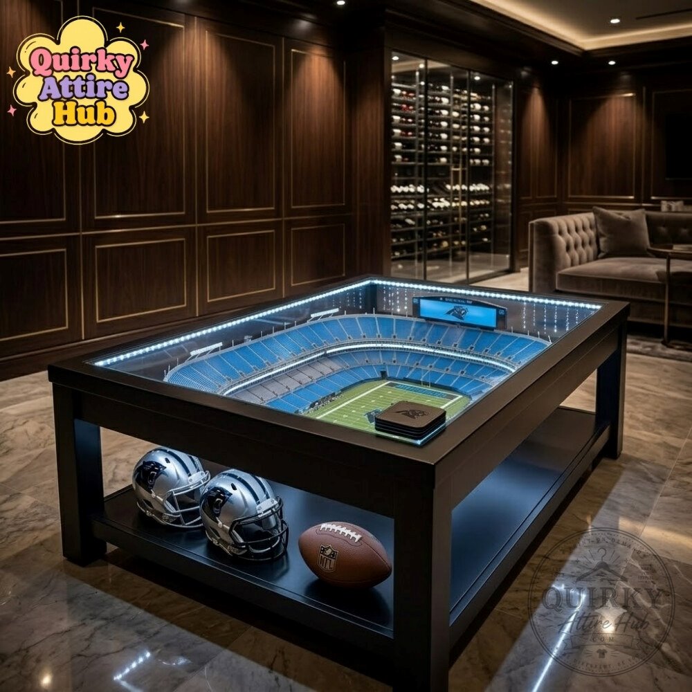 carolina-panthers-stadiumviews-lighted-end-table-25-layer-bank-of-america-stadium-gallery-6 Carolina Panthers Lighted Coffee Table - Bank of America Stadium 25-Layer – image 7 of 7