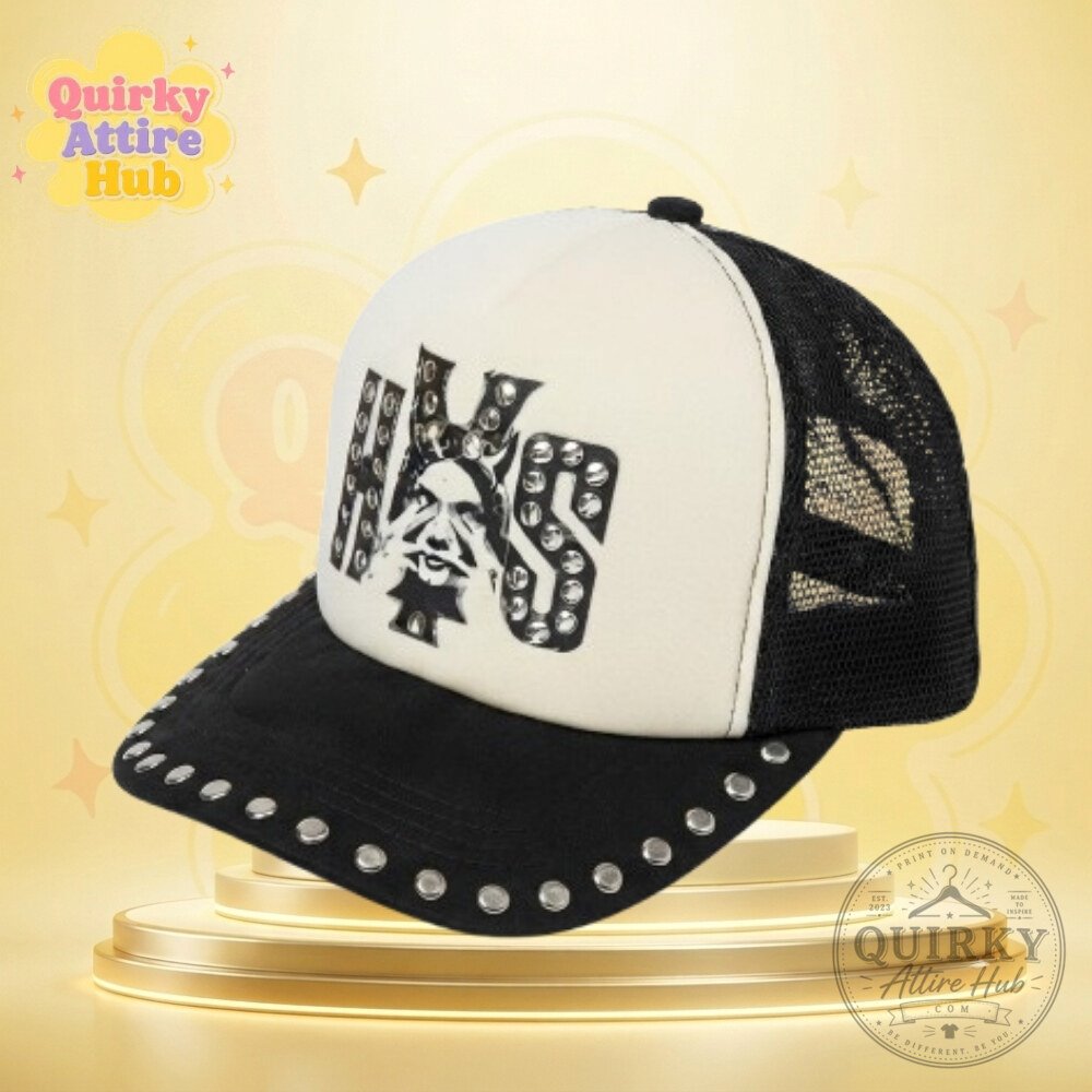 HVS Studded Mesh Trucker Hat 2026 Hysteric Glamour Graphic Cap