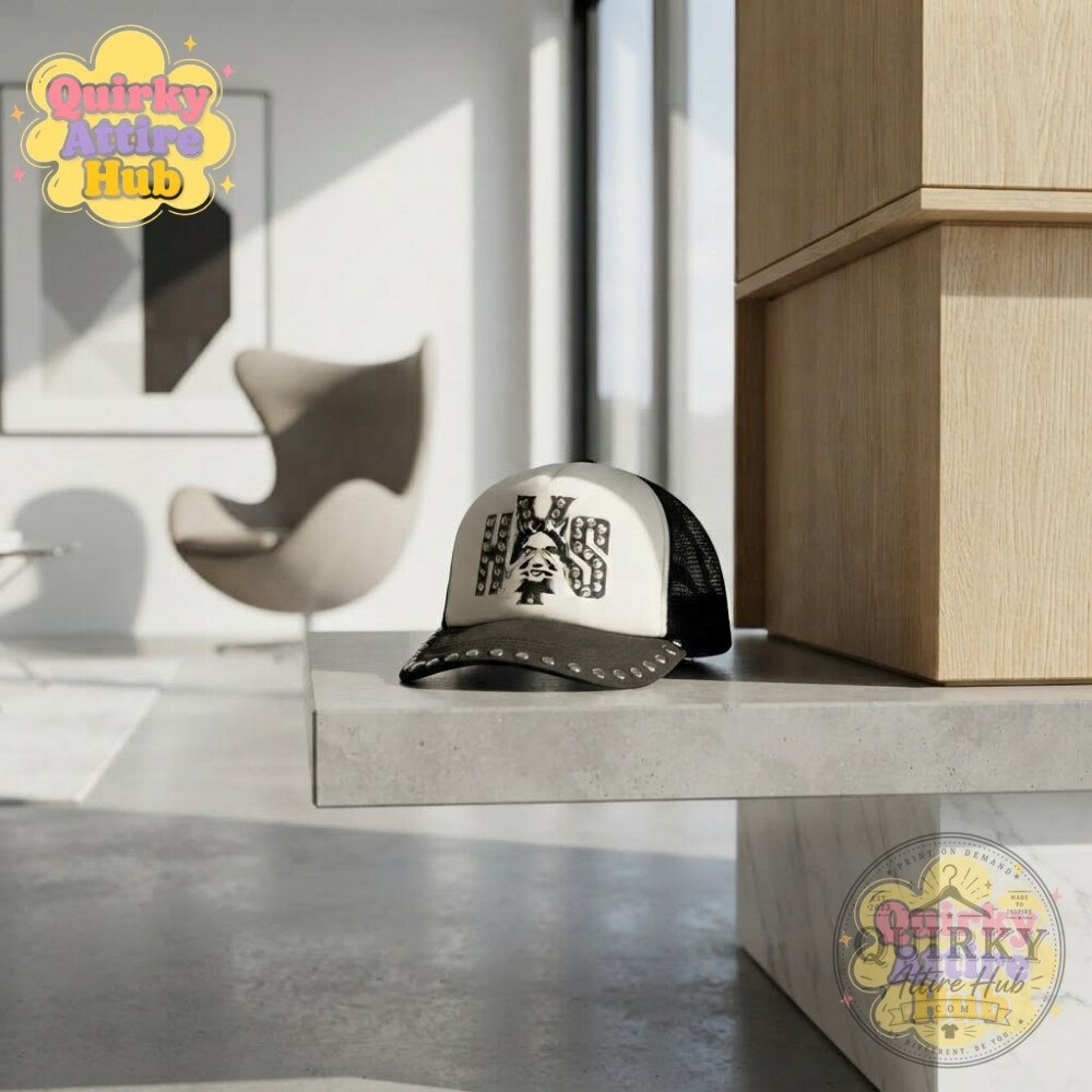 HVS Studded Mesh Trucker Hat 2026 Hysteric Glamour Graphic Cap 14 HVS Studded Mesh Trucker Hat 2026 Hysteric Glamour Graphic Cap