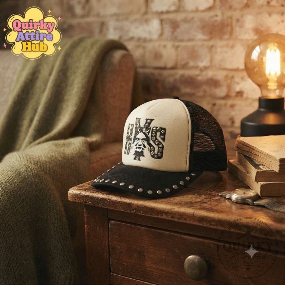 HVS Studded Mesh Trucker Hat 2026 Hysteric Glamour Graphic Cap 17 HVS Studded Mesh Trucker Hat 2026 Hysteric Glamour Graphic Cap