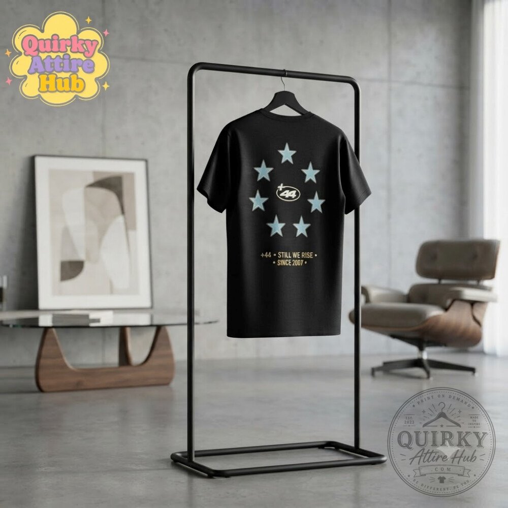 Lewis Hamilton +44 F40 Graphic T-Shirt Still We Rise Since 2007 Black Tee Lewis Hamilton Still We Rise Since 2007 F40 Graphic Black T-Shirt – image 5 of 9