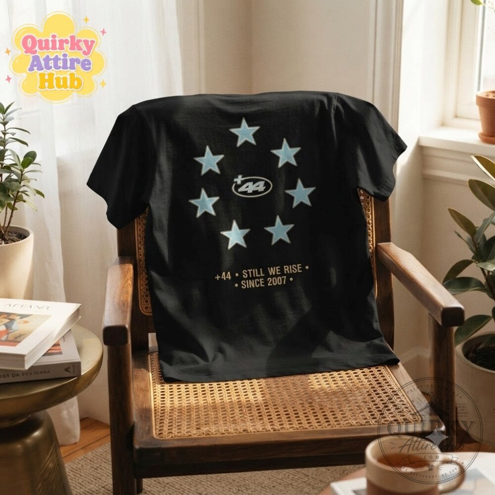 Lewis Hamilton +44 F40 Graphic T-Shirt Still We Rise Since 2007 Black Tee Lewis Hamilton Still We Rise Since 2007 F40 Graphic Black T-Shirt – image 7 of 9