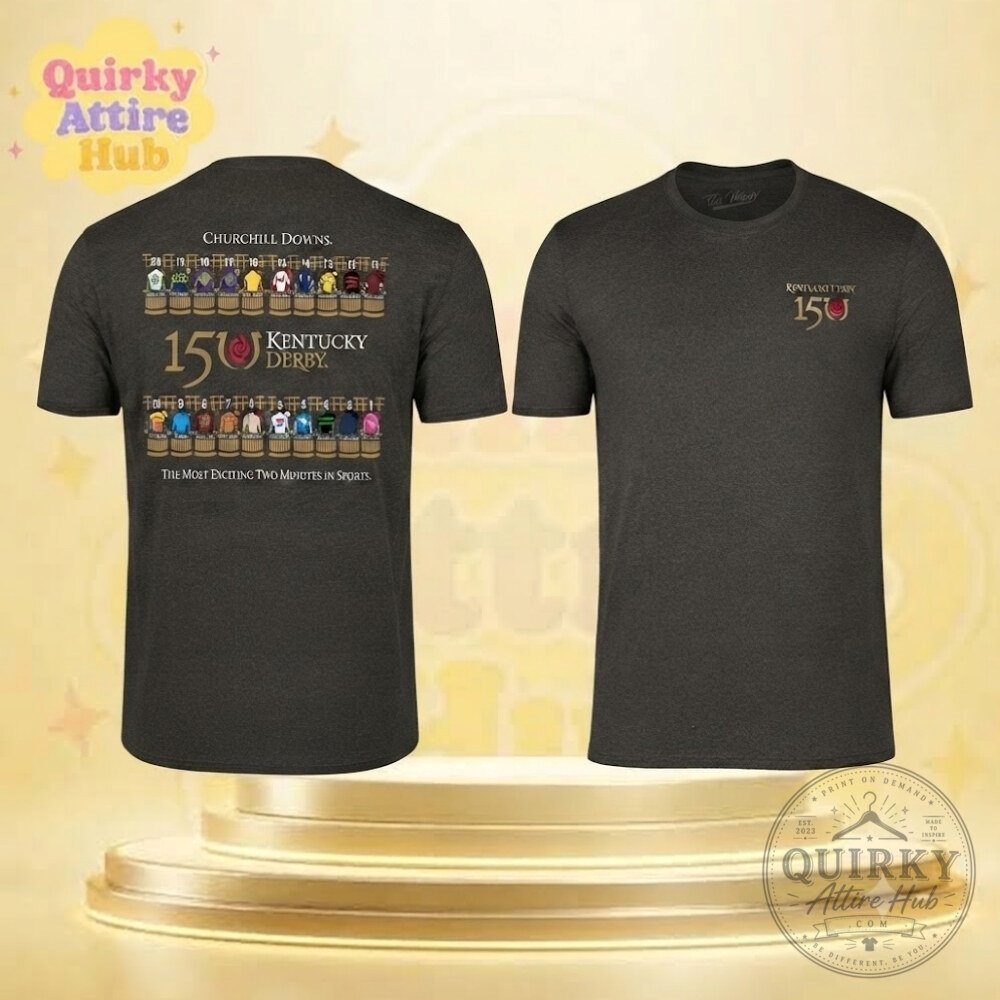 Kentucky Derby Post Position 15 T-Shirt Original Retro Brand 2024 Run for the Roses Tee